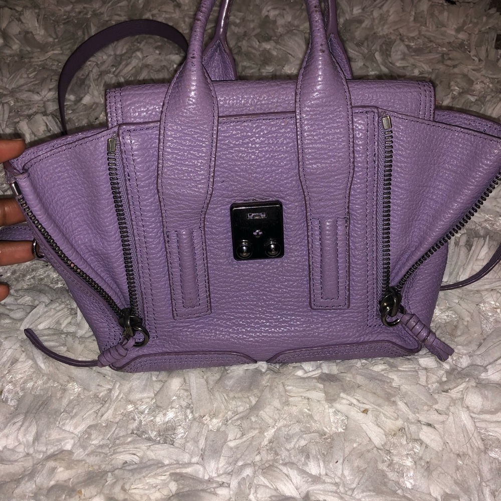 PHILLIP LIM MINI SATCHEL lavender purple